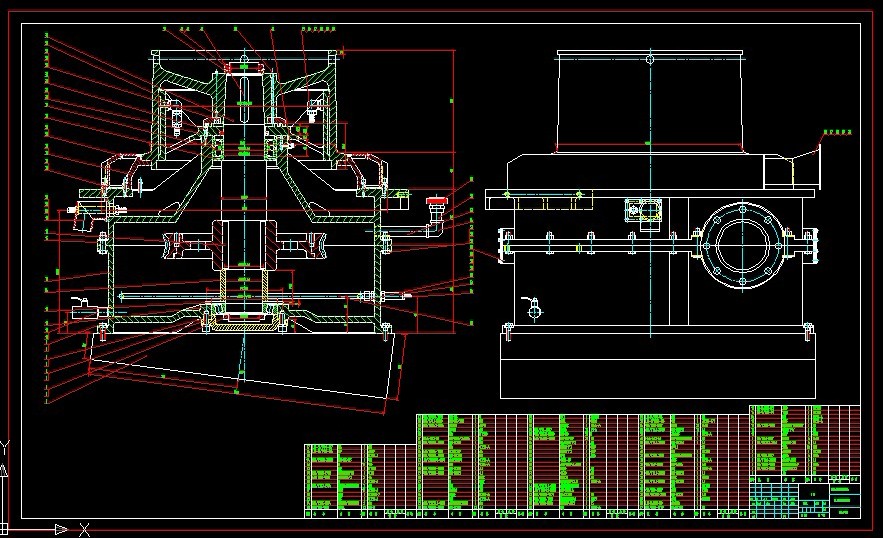 A845-LH9-900拉丝机卷筒机构设计