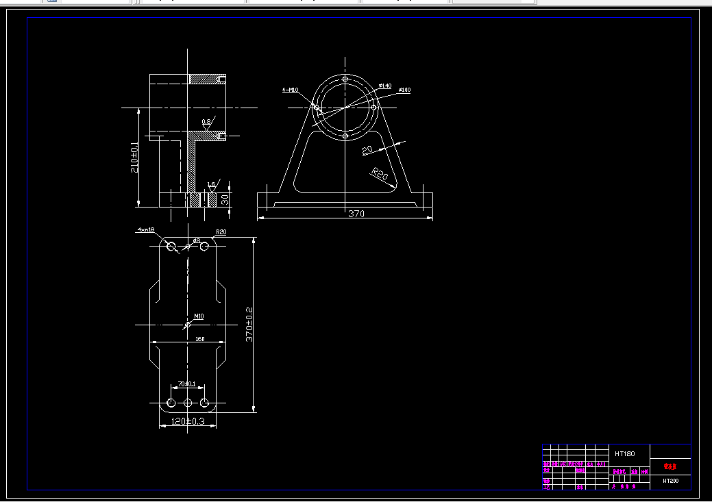 A893-镗套座左侧面4孔钻孔机床总体及夹具设计