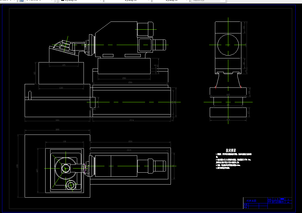 A979-掘进机箱体加工工艺及组合机床设计