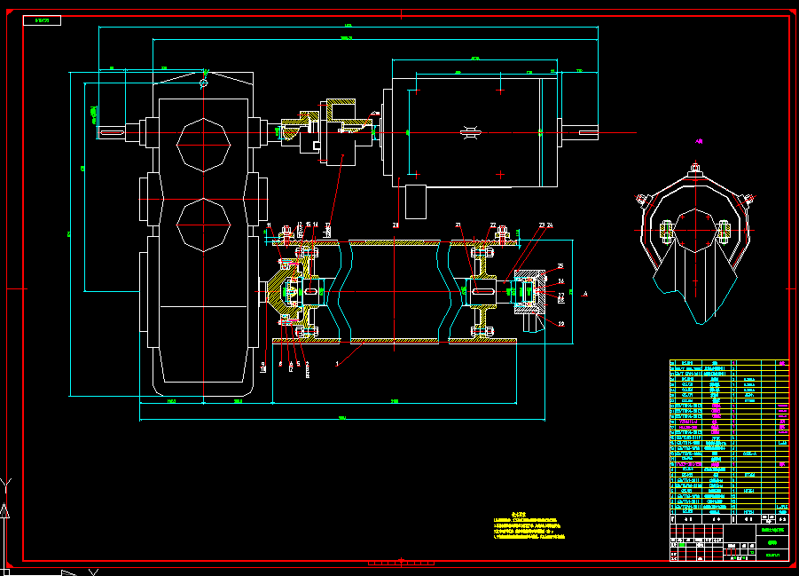 B038-8吨单梁桥式起重机起升机构设计