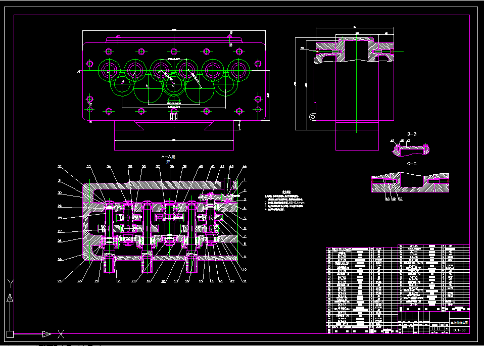B052-缸体气缸孔镗削动力头的设计