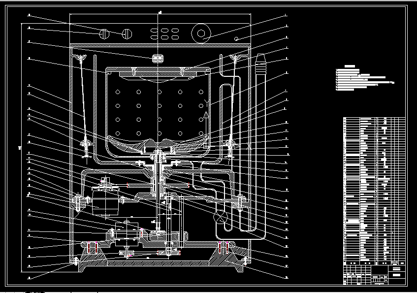B121-揉搓式全自动洗衣机设计及仿真