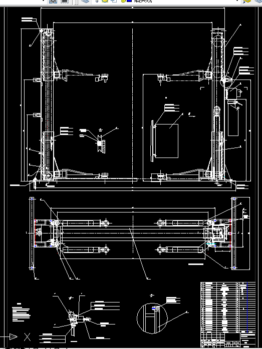 B151-小型汽车修理举升机设计