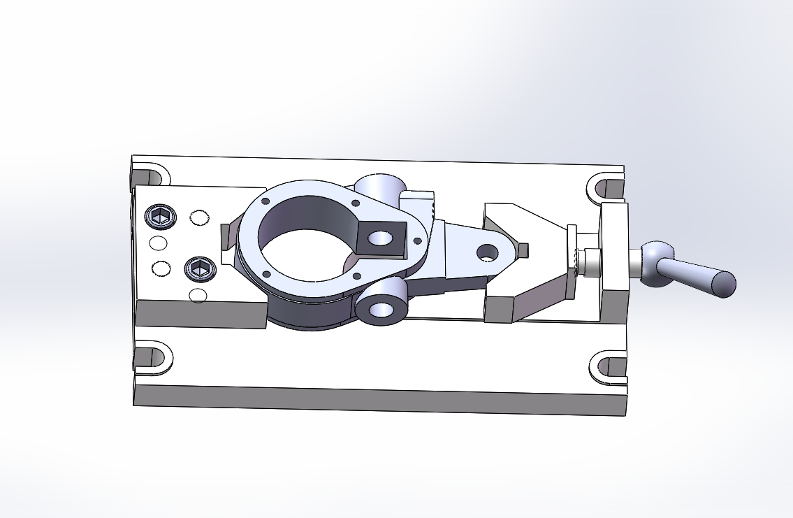 KS132-前刹车调整臂外壳工艺及拉削宽26mm方槽夹具设计[含SW三维图]