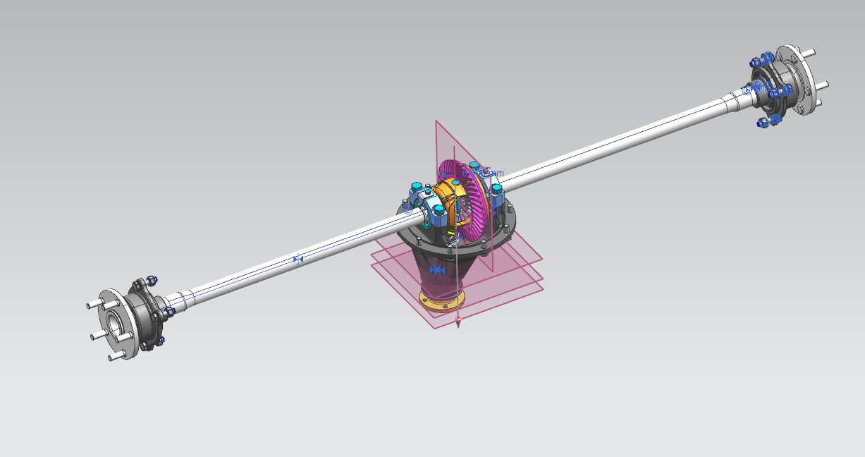 B255-某轻型货车驱动后桥总成设计[含UG三维图]
