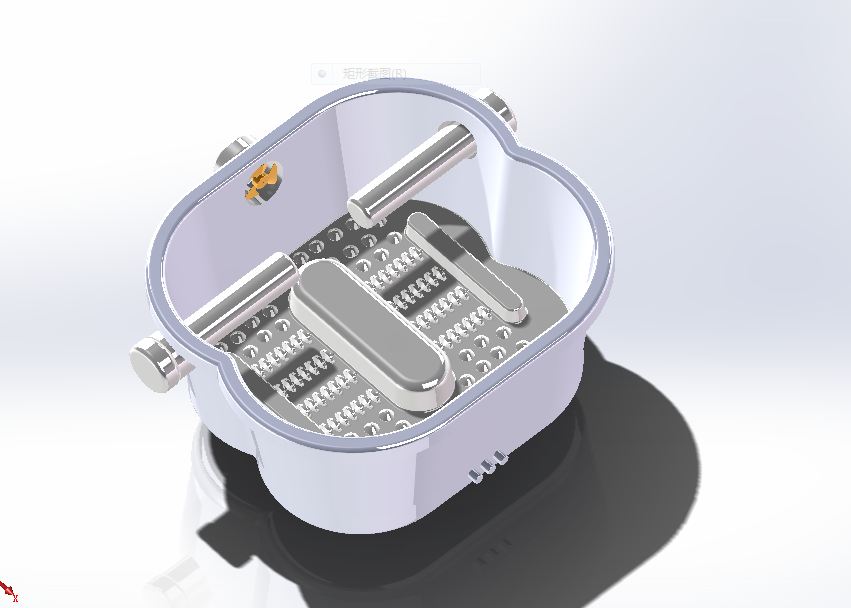 B261-足部按摩洗浴机设计[含SW三维图]