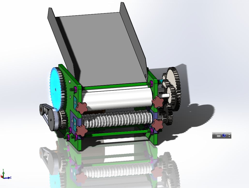 B282-家用电动面条机的设计-压面机[含SW三维图]