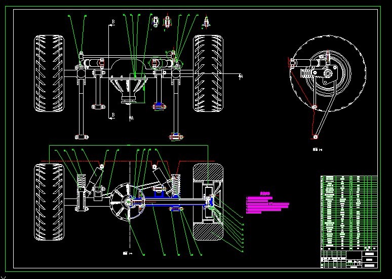 B288-柴油动力SUV乘用车后驱动桥及后悬架设计