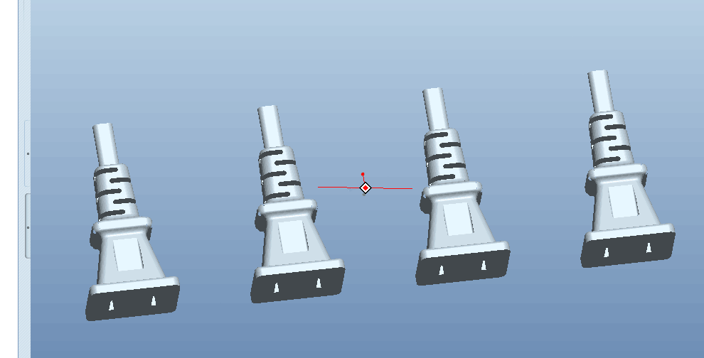 B303-电源插头的成型工艺分析及模具设计[含Proe三维图]