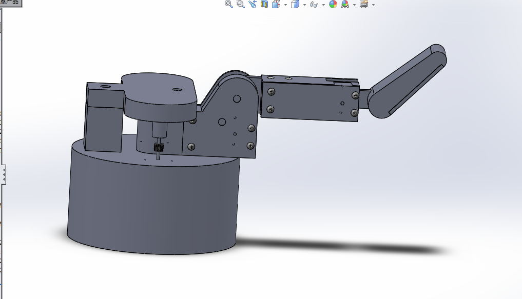 B315-多臂采摘机器人的初步设计采摘手的设计[含SW三维图]