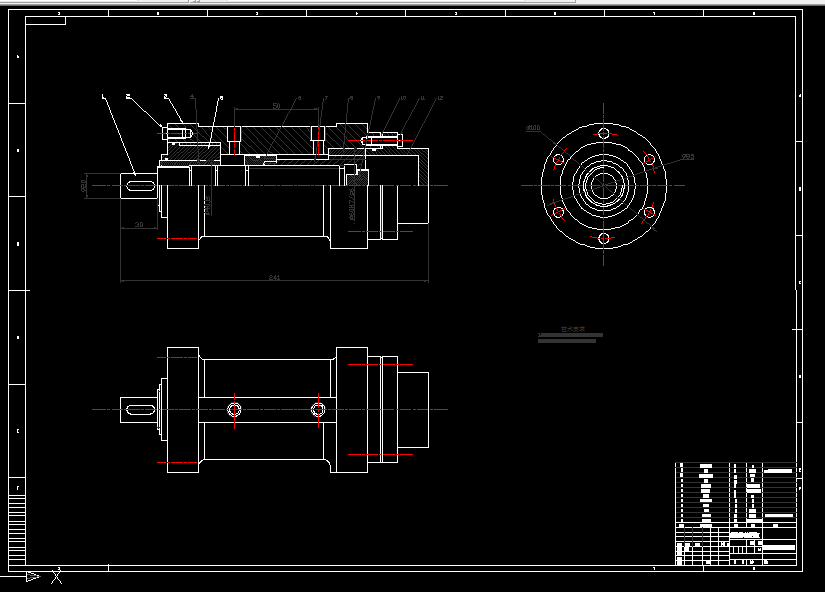 B319-螺旋摆动液压缸设计