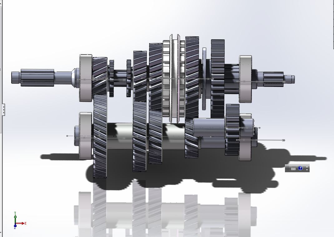 B320-轻型货车中间轴式变速器设计[含SW三维图]