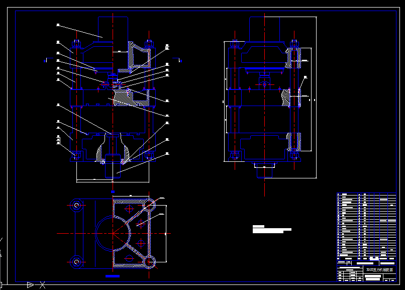 B352-300吨水泥制品压力机设计
