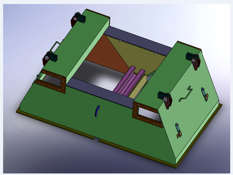 B368-包钢炼铁厂翻板阀设计[含SW三维图]
