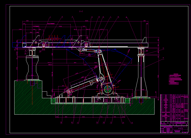B392-无缝钢管废坯台架设计