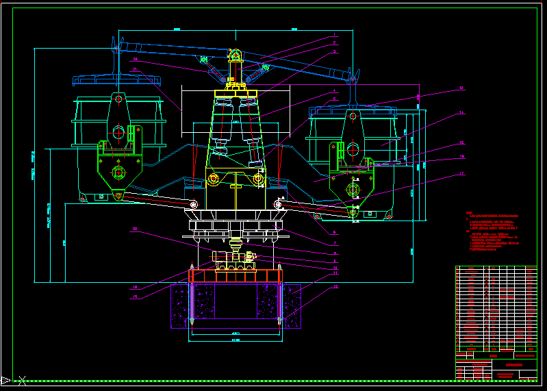 B405-钢包回转台设计