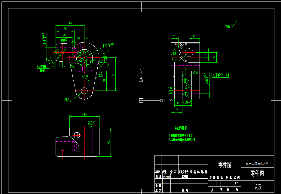 X193-CA6140车床手柄座[831015]工艺及钻M10螺纹孔夹具设计