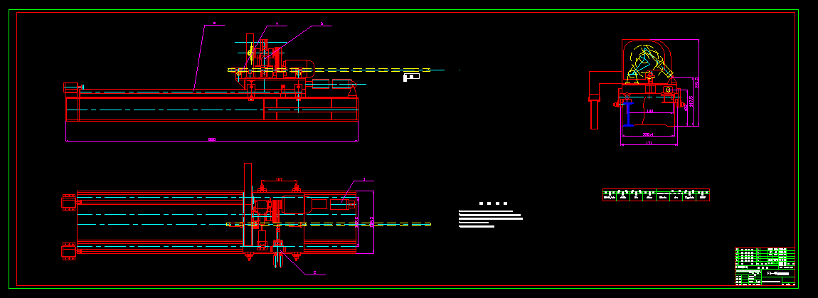 B436-定尺飞锯机设计
