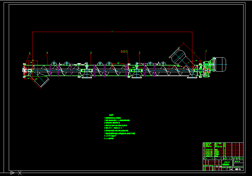 B449-螺旋输送机设计