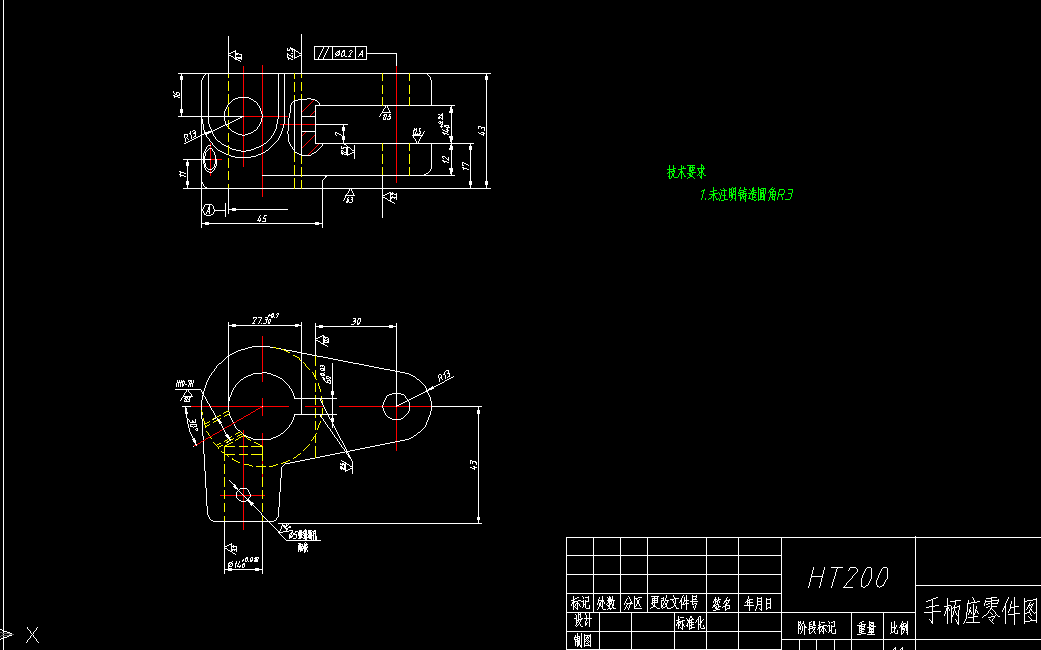 Z157-CA6140车床手柄座[831015]工艺及钻φ10mm孔夹具设计