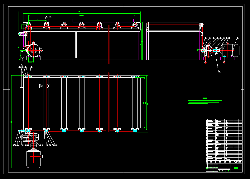 B471-稻草板封端机送料部分设计