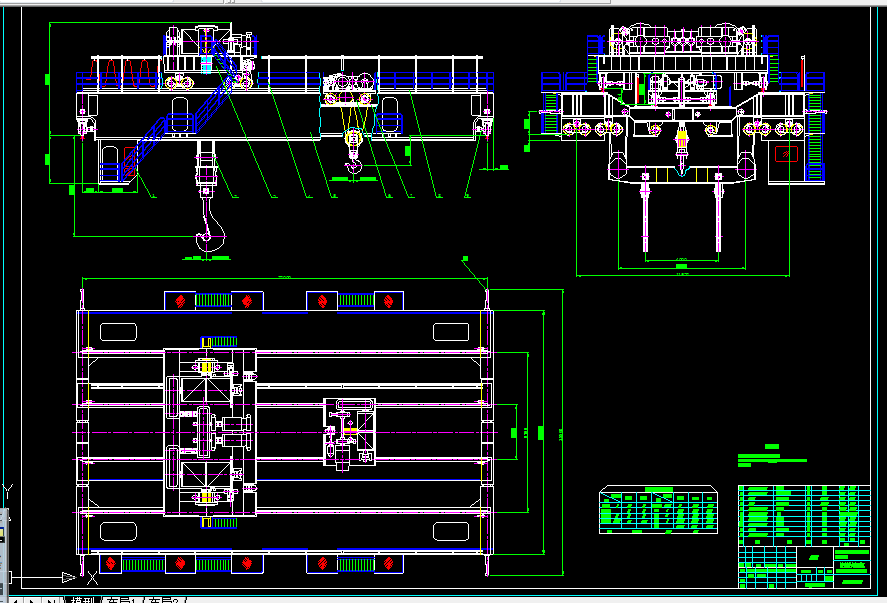 B473-冶金铸造双梁桥式起重机结构设计