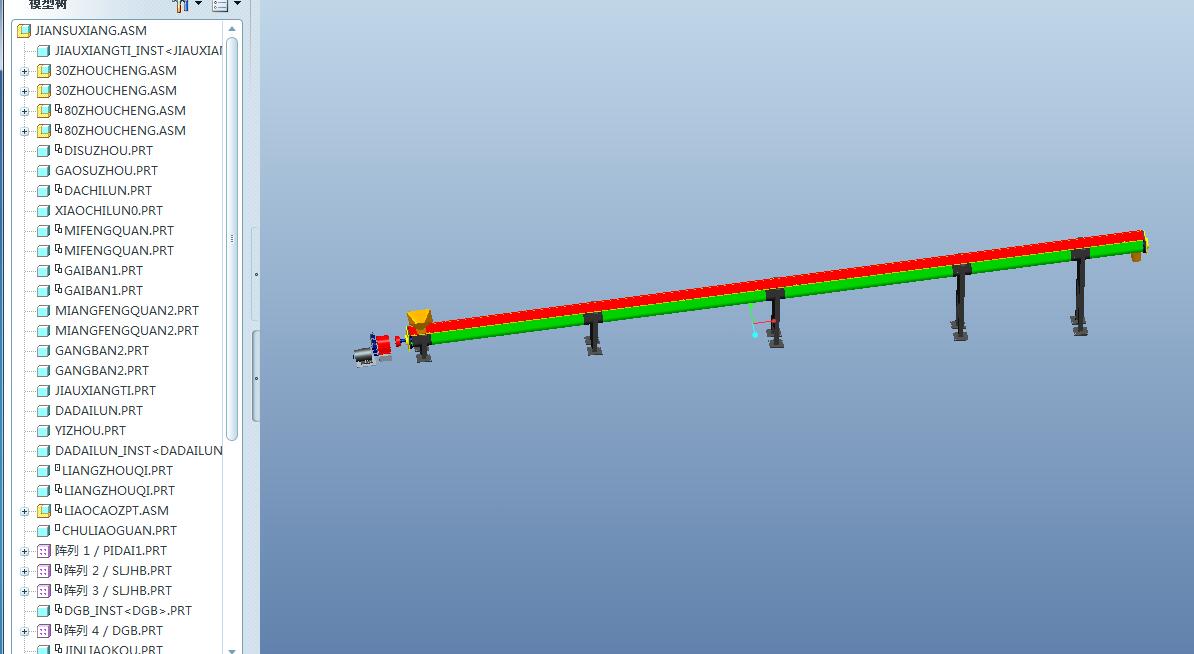 B477-螺旋输送机设计[含Proe三维图]