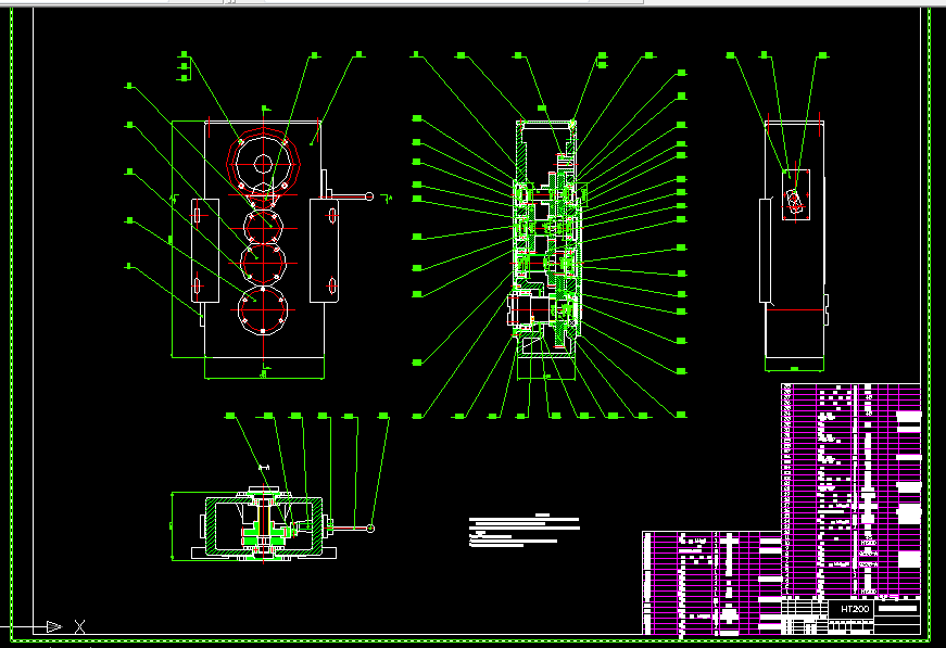 B495-Jc23-63A机床床身工作台面专用机床主轴箱部分设计