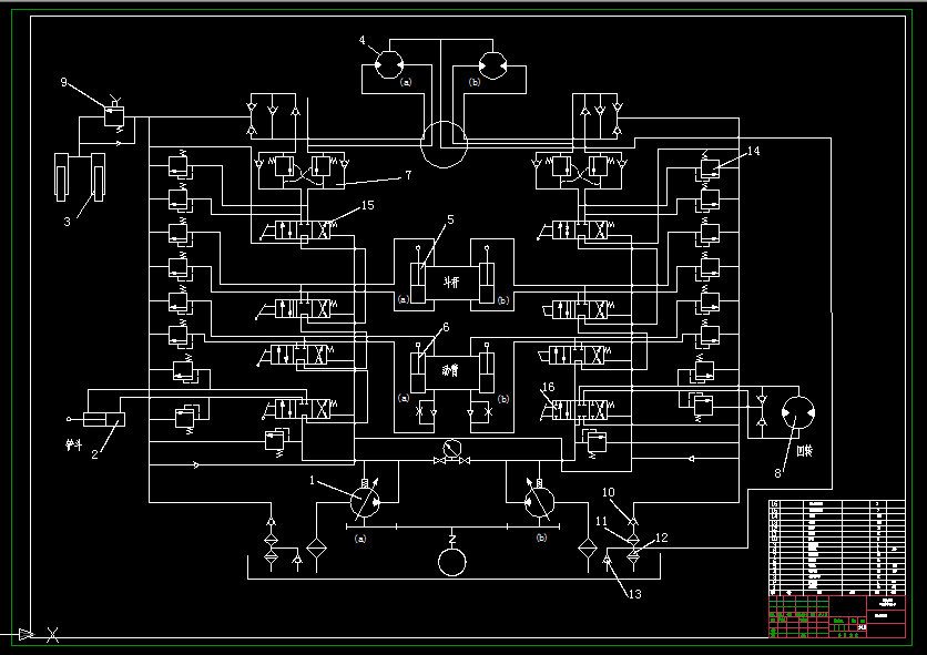 B497-单斗挖掘机工作装置液压系统设计