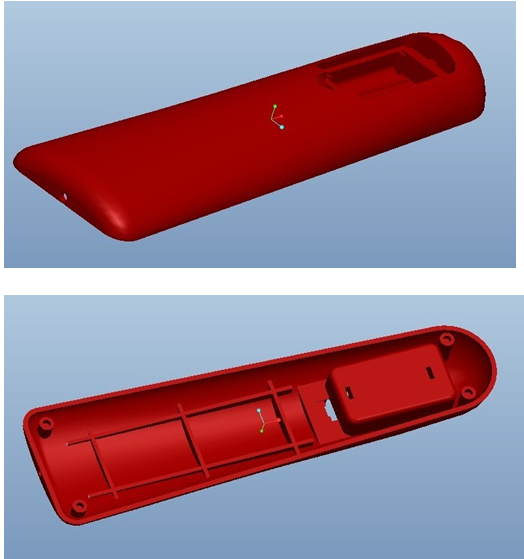 B500-空调遥控器下盖注塑模具设计[含Proe三维图]