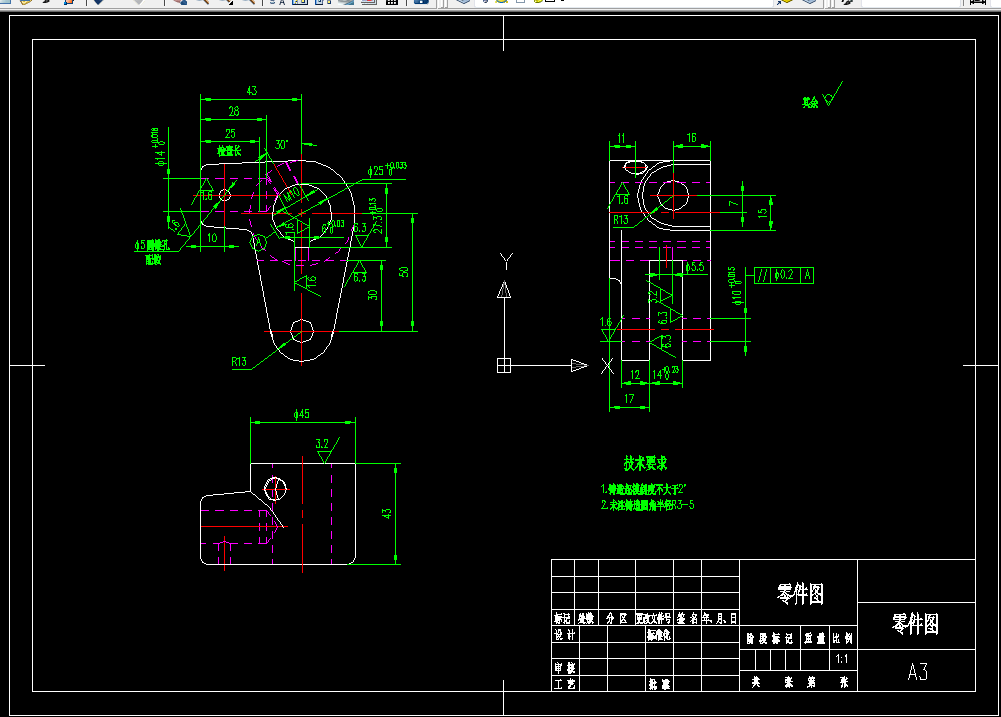 KS149-CA6140车床手柄座[831015]工艺及钻直径14孔夹具设计-组合机床示意图