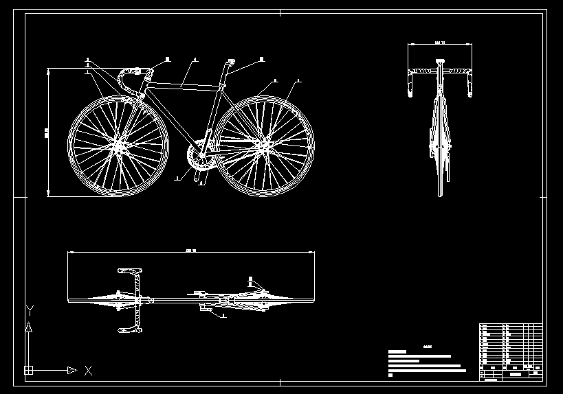 B618-基于UG的死飞自行车设计