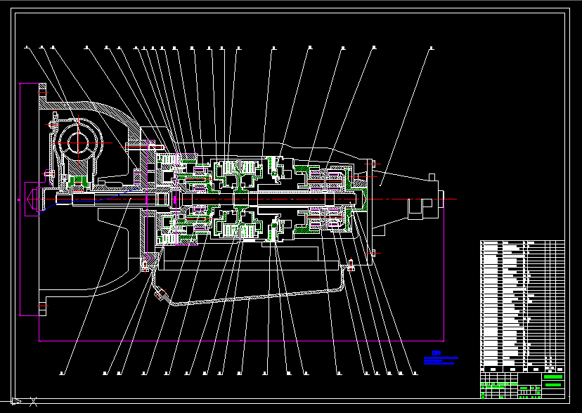 B620-辛普森变速器结构设计