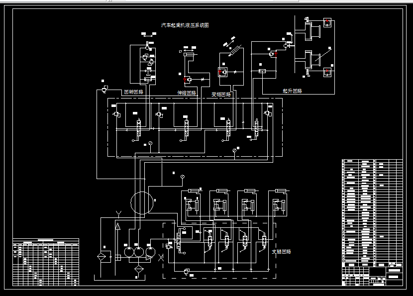 B623-某型号汽车起重机液压系统设计