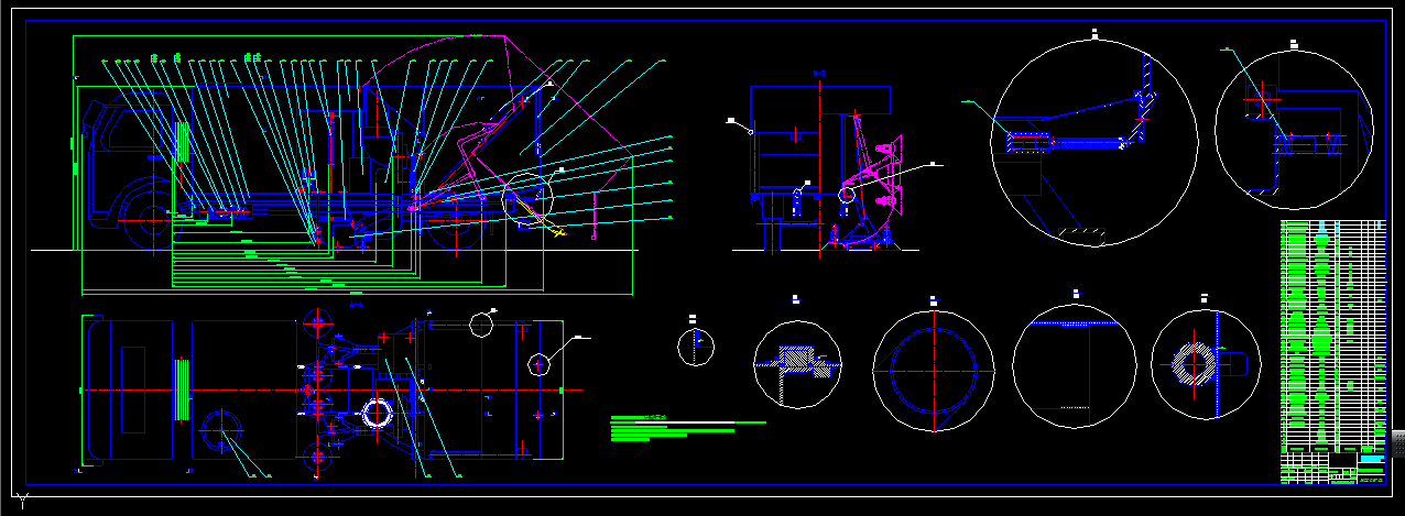 B624-湿式清扫车清扫机构的设计