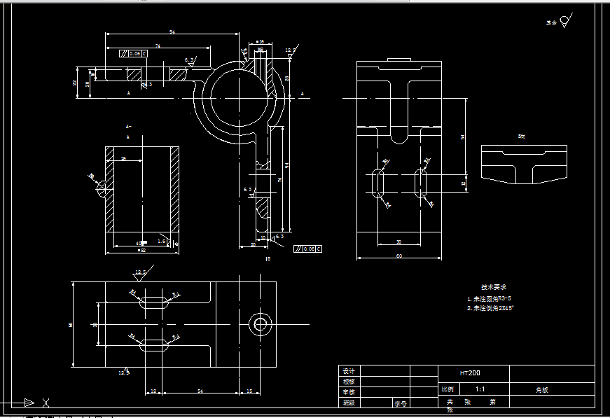 B638-KCSJ-06角板加工工艺及镗40孔夹具设计