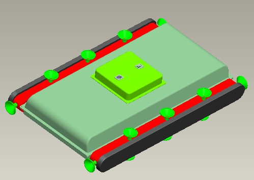 B648-吸附式爬壁清洗机设计[含三维图]