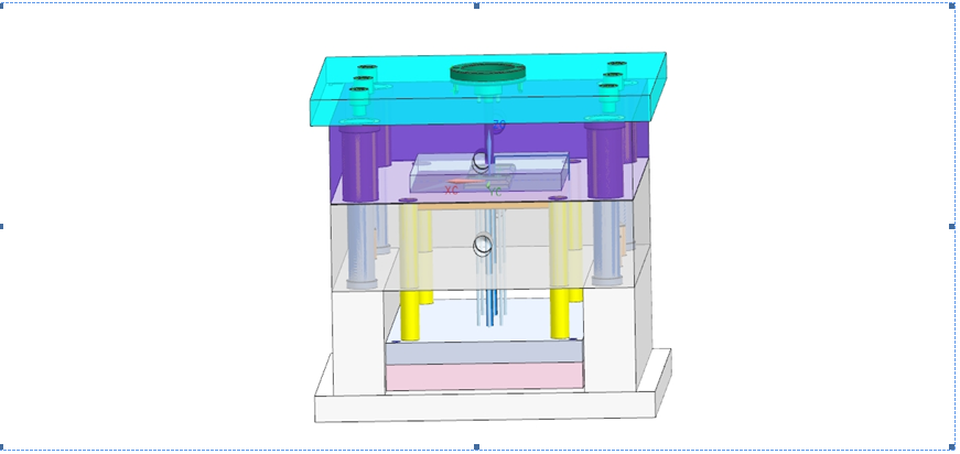 B676-网络端口插座面板注塑模设计[含UG三维图]