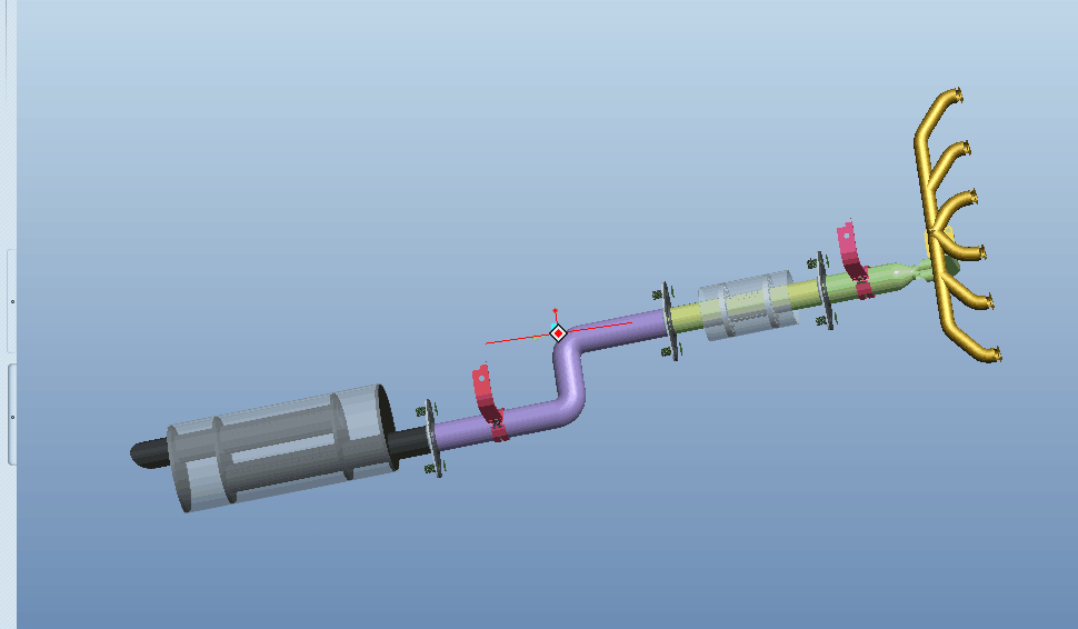 B689-发动机排气管设计[含Proe三维图]维普查重20%