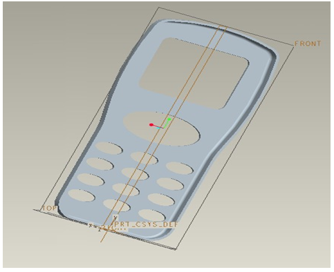 B697-诺基亚手机上盖注射模设计-手机外壳