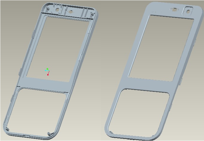 B698-诺基亚N73手机面框的注塑模设计