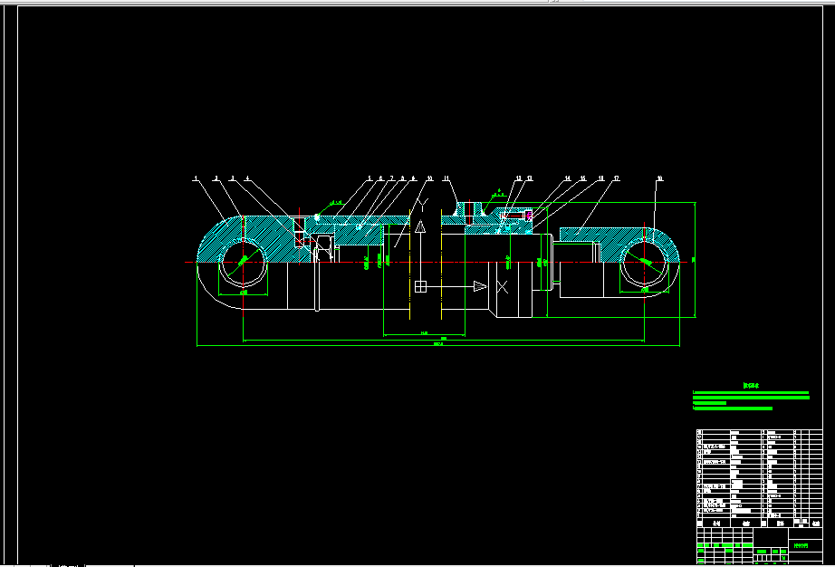 B723-消防车登高平台液压缸设计