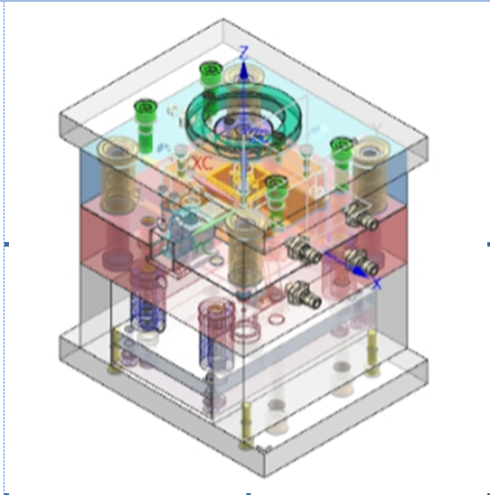 B740-花盆注塑模具设计[含UG三维图]