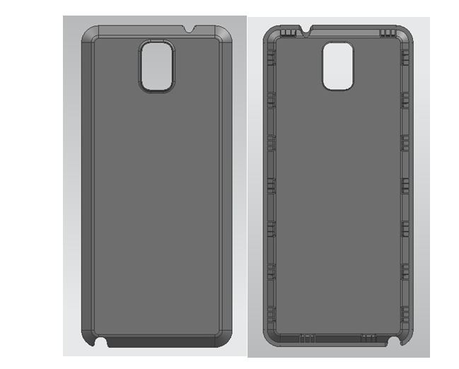 B743-三星手机后盖注塑模设计