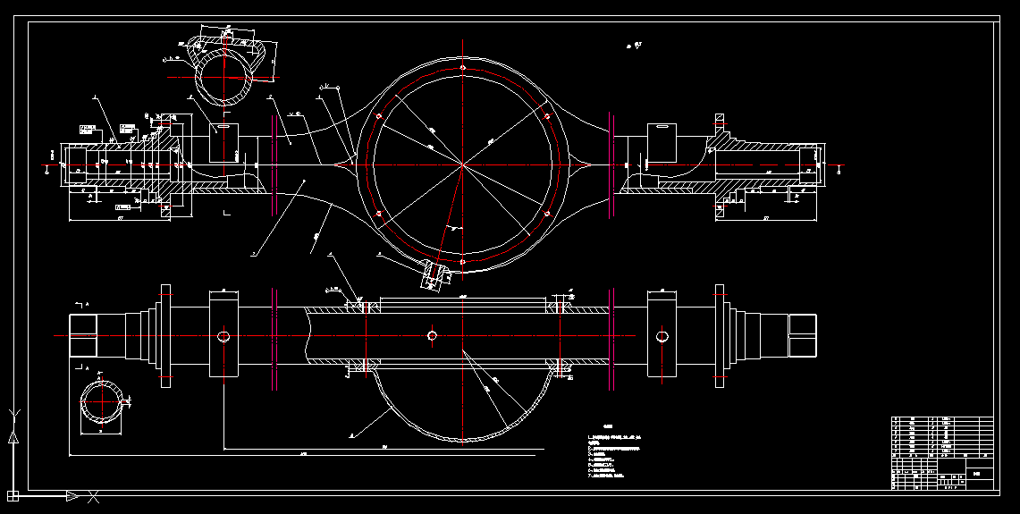 B763-客车底盘后驱动桥壳设计