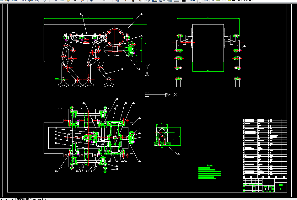 B787-四足机器人结构设计