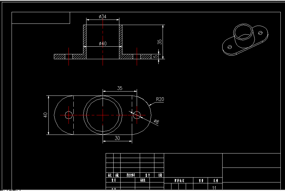 B816-套管注塑模具设计