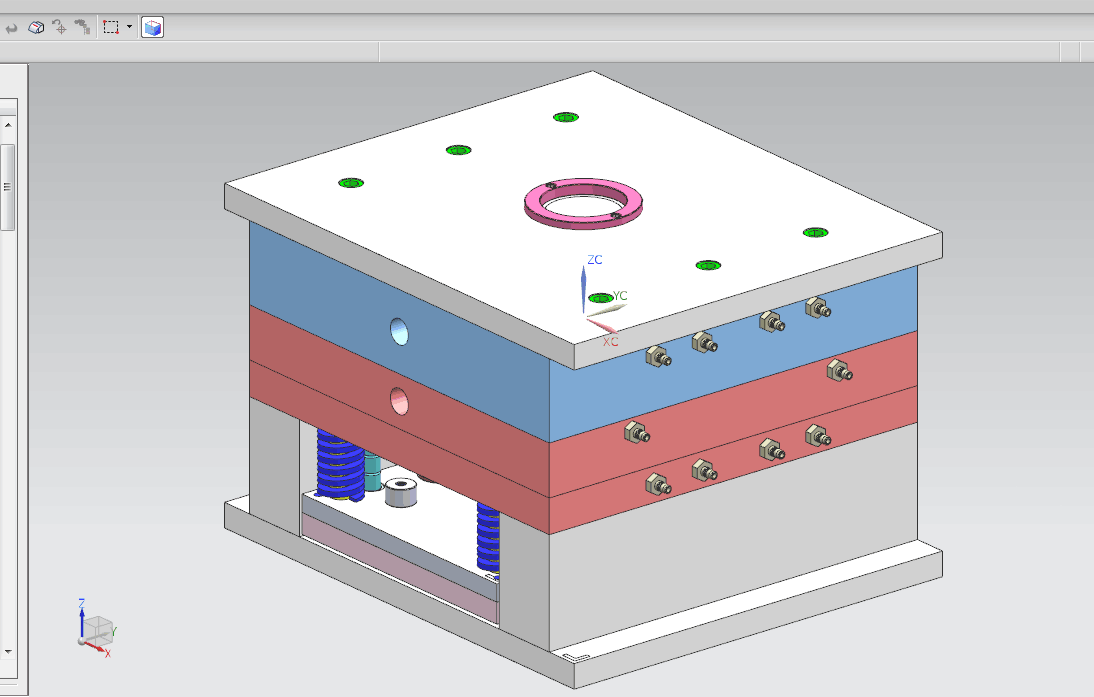 B817-桶盖注塑模具设计[含UG三维图]