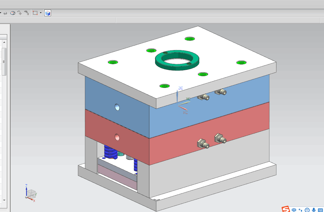 B828-后盖板注塑模具设计[含UG三维图]