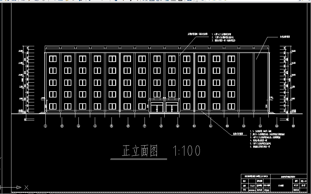 B841-青岛外语学校教学楼设计-五层5545平米